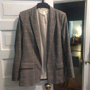 H&M Plaid Blazer